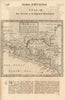 Mexico or New Spain divided… by Herman Moll. Southern United States 1701 map