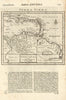 Terra Firma & Caribbé Islands. South America Caribbean. El Dorado. MOLL 1701 map