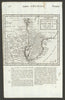 The Great Province of Rio de la Plata. Argentina Uruguay Paraguay. MOLL 1701 map