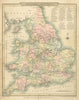 England & Wales with the canals, navigable rivers, railroads COLE/ROPER 1810 map