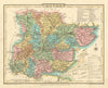 Antique hand-coloured Essex county map by George Cole & John Roper 1810