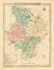 Antique hand-coloured Huntingdonshire county map by George Cole/John Roper 1810