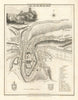 Antique town / city plan of Durham by George Cole & John Roper. Durham 1810 map
