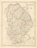 Antique county map of HEREFORDSHIRE by Creighton & Starling for Lewis c1840