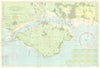 Imray Yachting Chart C3. England - South Coast - Isle of Wight & Solent 1977 map