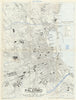 Town Plan of Palermo—GSGS Secret WW2 British military occupation map. June 1943