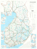 Rautateiden kuljetusverkko—VR Valtionrautatiet—Finnish State Railways 1986 map