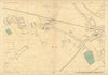 WILLESDEN GREEN Kilburn Brondesbury Queens Park Dollis Hill Kensal Rise 1886 map