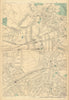 West HAMPSTEAD St. John's Wood Swiss Cottage Kilburn Finchley Road 1886 map