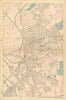 EAST LONDON Stratford New Town West Ham Leyton Maryland. Westfield site 1886 map