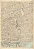 BETHNAL GREEN WHITECHAPEL Mile End Shadwell Wapping Stepney Shoreditch 1886 map