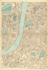 WESTMINSTER Lambeth Kennington Waterloo Vauxhall Oval Pimlico Lambeth 1886 map