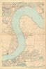 North GREENWICH Peninsula & BLACKWALL Cubitt Town West India Docks 1886 map