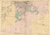 WOOLWICH Charlton Eltham Bexley Plumstead Shooters H Greenwich.BACON  1886 map
