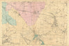 CHISLEHURST Eltham Mottingham Bromley Sidcup Foots Cray Catford. BACON  1886 map