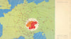 Dolomiti — Dolomites — European Rail Access map — Heinrich Berann 1936 old
