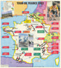 L'Itinéraire du Tour de France—Pif Gadget/Miroir Sprint—Cycling poster map 1982
