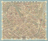 Osnabrück pictorial bird's eye view city plan #16 — Bollmann — Bildkart 1957 map