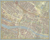 Bremen pictorial bird's eye view city plan #25 — Bollmann — Bildkart 1961 map