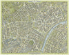 Frankfurt am Main pictorial bird's eye view city plan #28 — Bollmann 1960 map