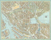 Hamburg pictorial bird's eye view city plan #43 — Bollmann — Bildkart 1964 map