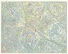 Essen pictorial bird's eye view city plan #47—Hermann Bollmann—Bildkart 1964 map