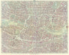 Nürnberg/Nuremberg pictorial bird's eye view city plan #53 — Bollmann 1966 map
