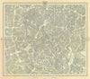 Aachen pictorial bird's eye view city plan #57 — Bollmann — Bildkart 1966 map