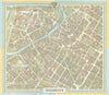Heilbronn pictorial bird's eye view city plan #72 — Bollmann — Bildkart 1968 map