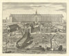 T Oost Indische Magazyn—Oostenburg, Amsterdam VOC shipyard—Mulder 1726 print