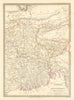 BENGAL BANGLADESH. Chittagong Chotogram Sikkim Bhutan Meghalaya. SDUK 1844 map