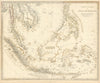 INDIAN OCEAN Madagascar Maldives Seychelles Mauritius Réunion SDUK 1844 map
