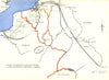 British Army June 1940 POW route key map from St Valery to Oflag VII-C—Hunt 1941