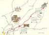 Lille to Aalst—British Army June 1940 POW march through Belgium—Hunt 1941 map