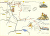 Wesel to Oflag VII-C—British Army June 1940 POW Germany rail route—Hunt 1941 map