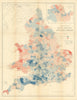 Heart disease mortality—England & Wales—Alfred Haviland choropleth map 1875