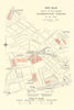 Paddington Estate sale key plan—Paddington—Bayswater—Maida Vale 1955 old map