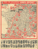 L'Itinéraire du Tour de France - Le Miroir des Sports. Cycling route map 1955
