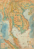 Indochina & Singapore approaches—military campaign map—Shūkan Asahi—January 1942