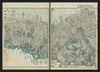 Ise Province—Ise Shrines & Tsu, Mie, Japan—Ichikawa Tōkei woodblock map c1837