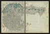 Owari Province—Nagoya & Inuyama, Aichi, Japan—Ichikawa Tōkei woodblock map c1837