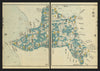 Shimōsa Province—Narita, Choshi, Chiba, Japan—Ichikawa Tōkei woodblock map c1837