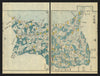 Hitachi Province—Mito & Ibaraki, Japan—Ichikawa Tōkei woodblock map c1837