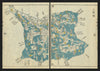 Kōzuke Province—Kusatsu & Ikaho, Gunma, Japan—Ichikawa Tōkei woodblock map c1837