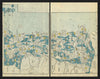 Mutsu Province 2/4—Sendai & Matsushima, Japan—Ichikawa Tōkei woodblock map c1837