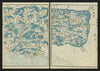 Dewa Province 1/2—Yamagata & Sakata, Japan—Ichikawa Tōkei woodblock map c1837