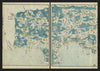 Dewa Province 2/2—Akita & Hachirogata, Japan—Ichikawa Tōkei woodblock map c1837
