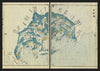 Wakasa Province—Obama, southern Fukui, Japan—Ichikawa Tōkei woodblock map c1837