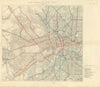 Royal Commission on London Traffic—Proposed West End tramways & subways 1905 map