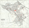 Milton Keynes— New Town—Development Corporation map—Bletchley—David Fryer 1982